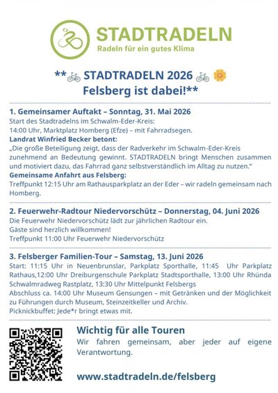 Flyer zum Stadtradeln